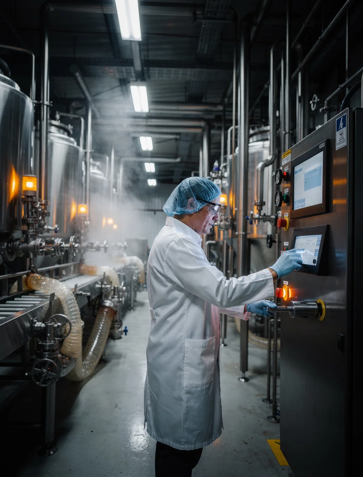 Processing facility floor