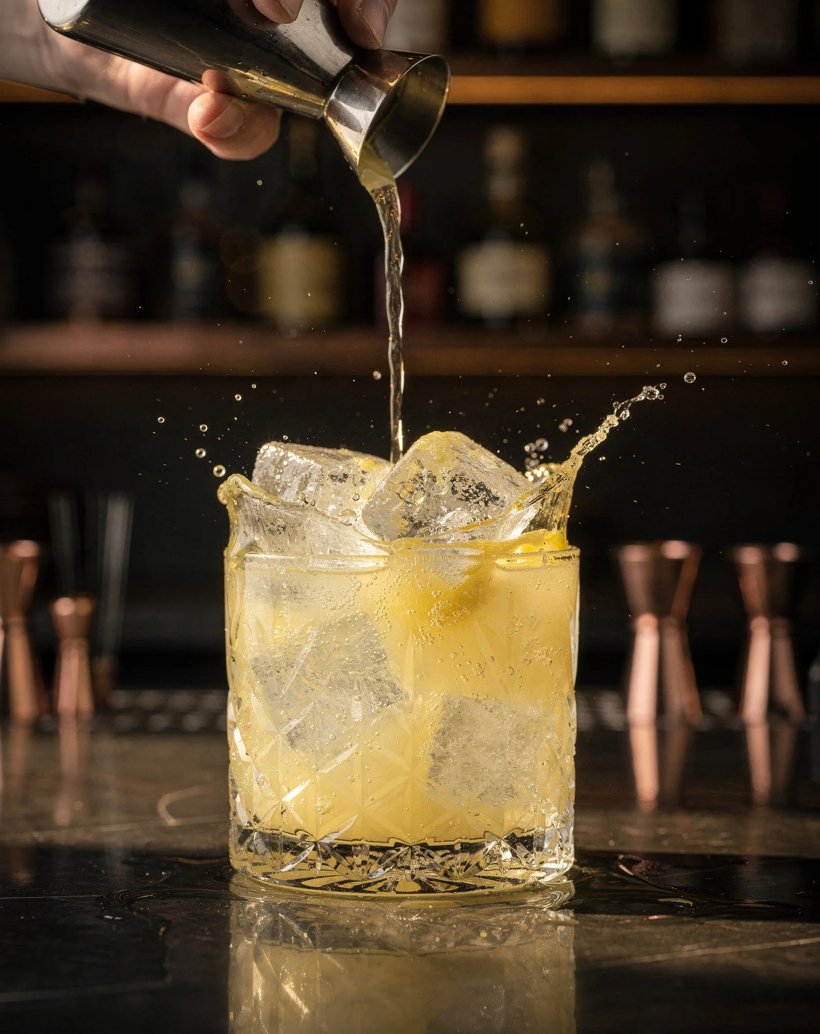Beverage product pour